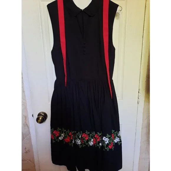 Trashy Diva embroidered roses dress - Picture 2 of 3
